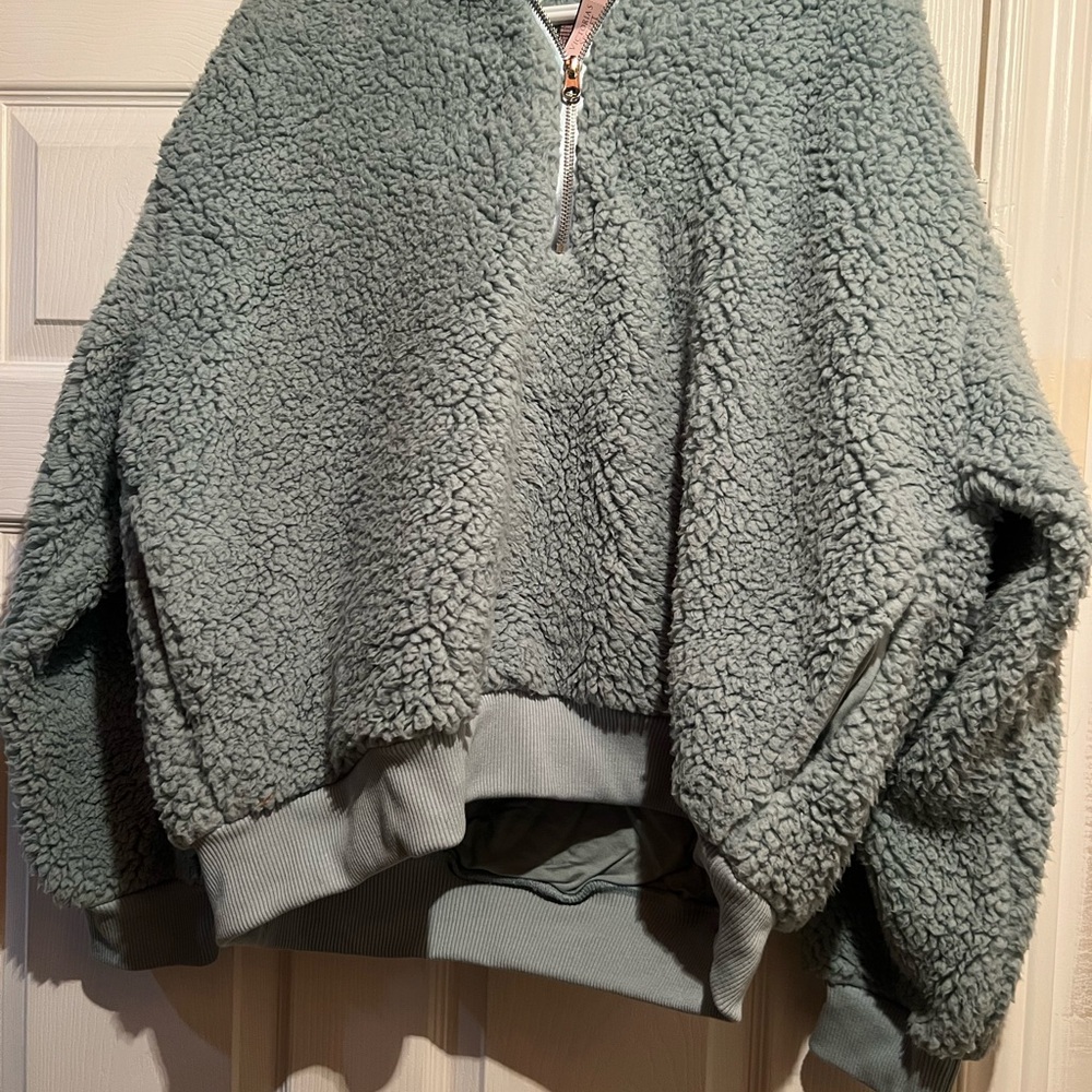 Victoria's Secret Gray Cowl Neck Sweater Plush Oversized